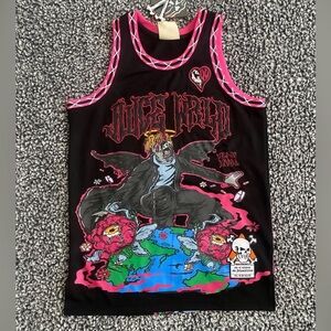 Men’s Graphic Basketball Jersey, Juice World, Size XS, NWT
